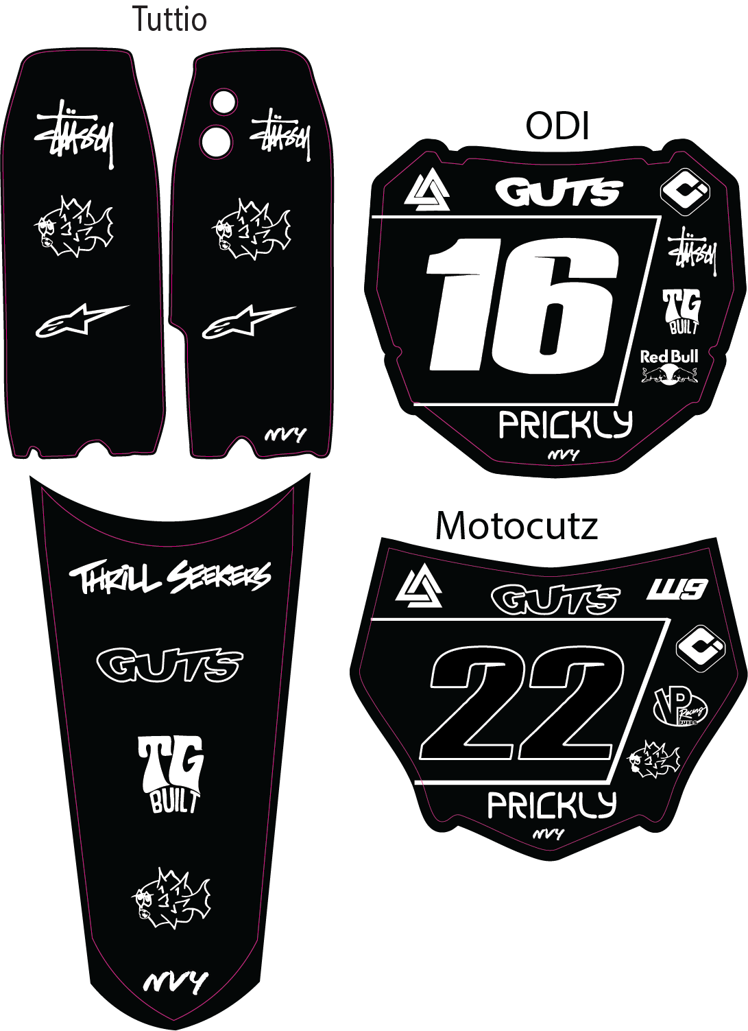 Tuttio Value Decal Kit