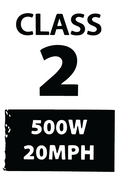 Class 2 500w Sticker