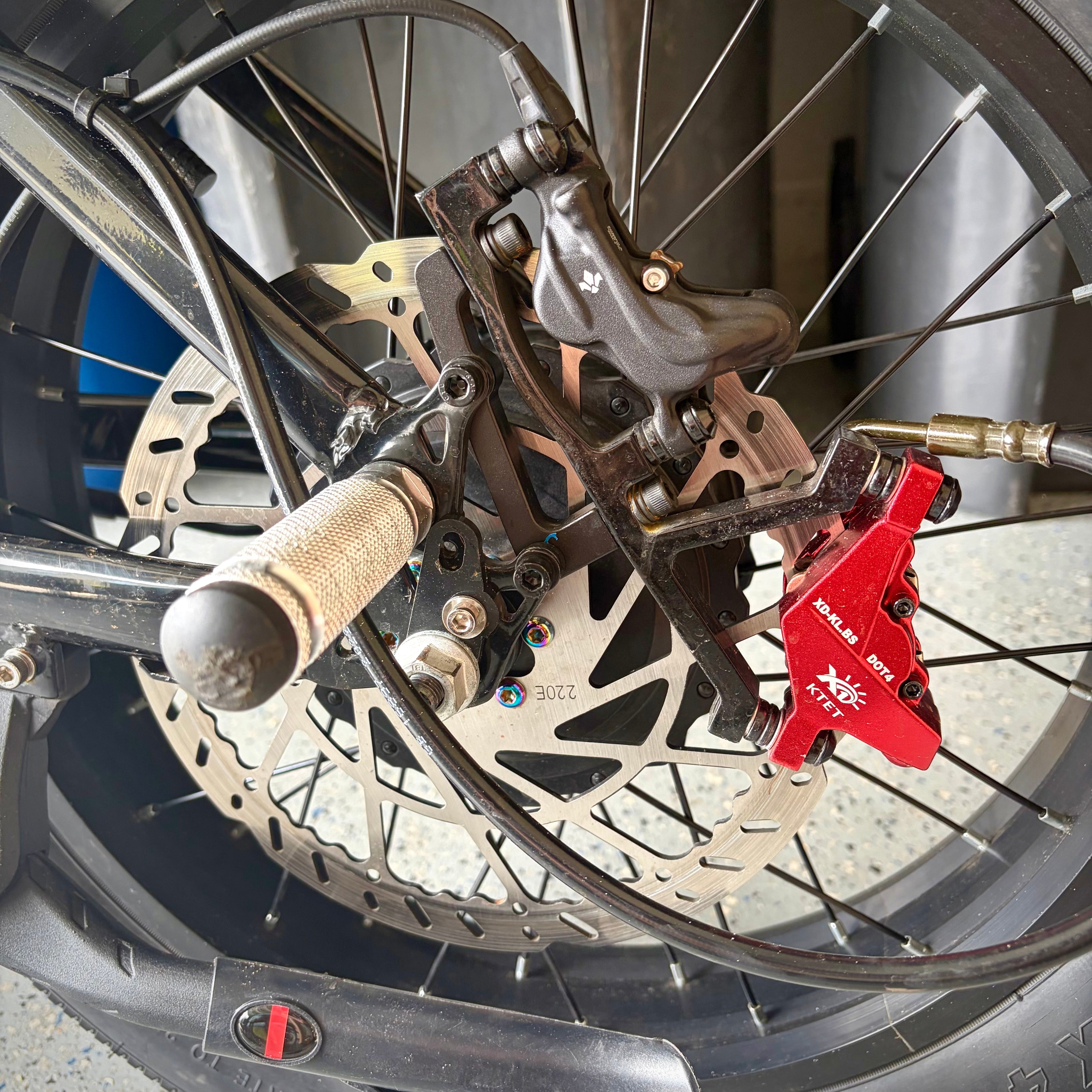 (PRE-ORDER) Footbrake Kit for Peg-Converted E-Bikes