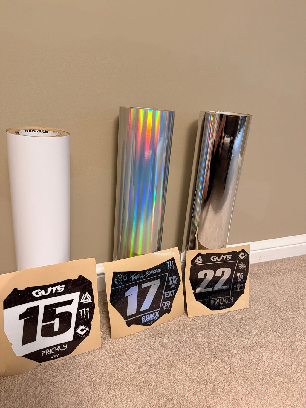 Excel rim stickers