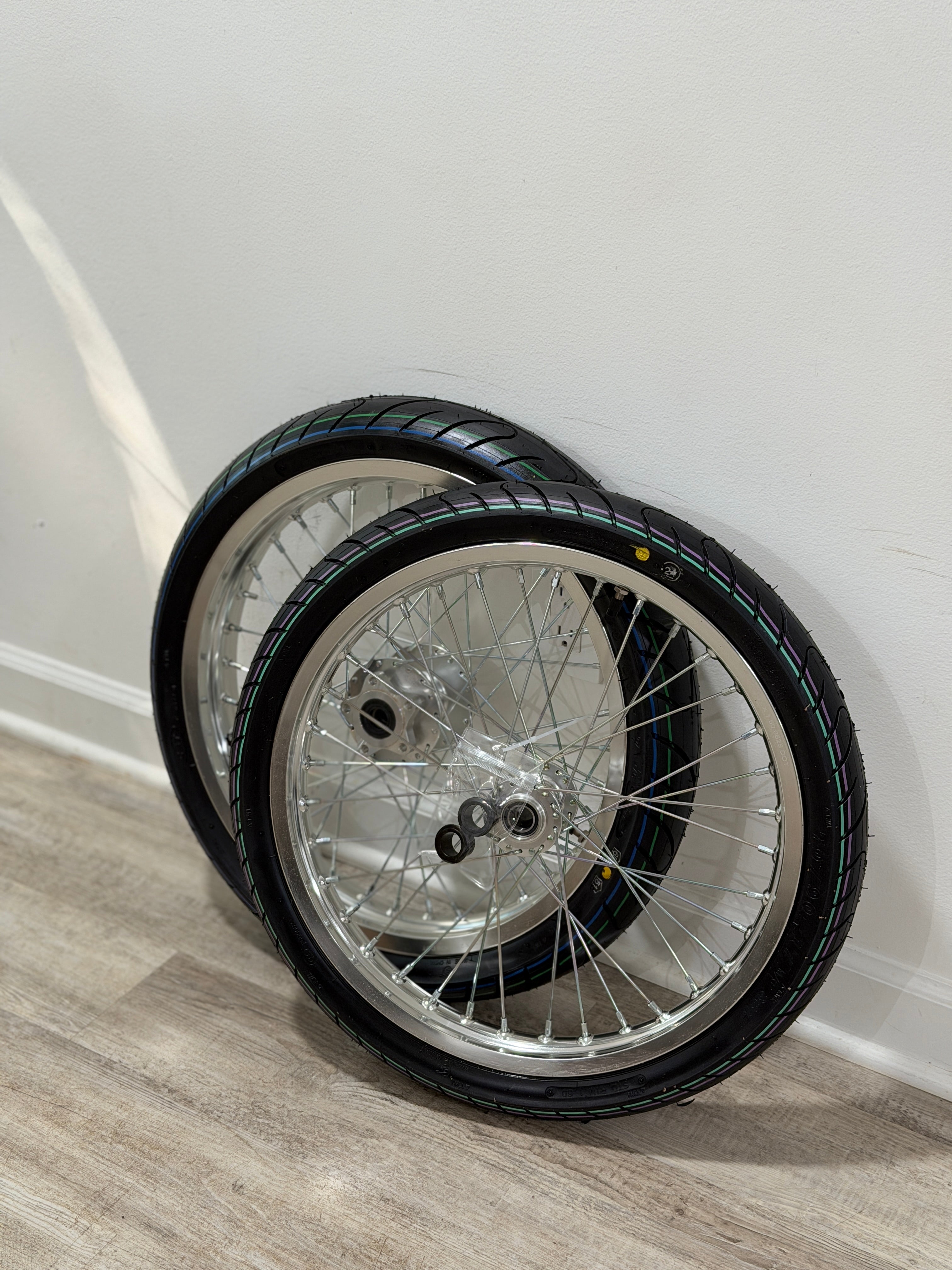 Chrome Talaria XXX/MX3/MX4 Supermoto Wheel Set
