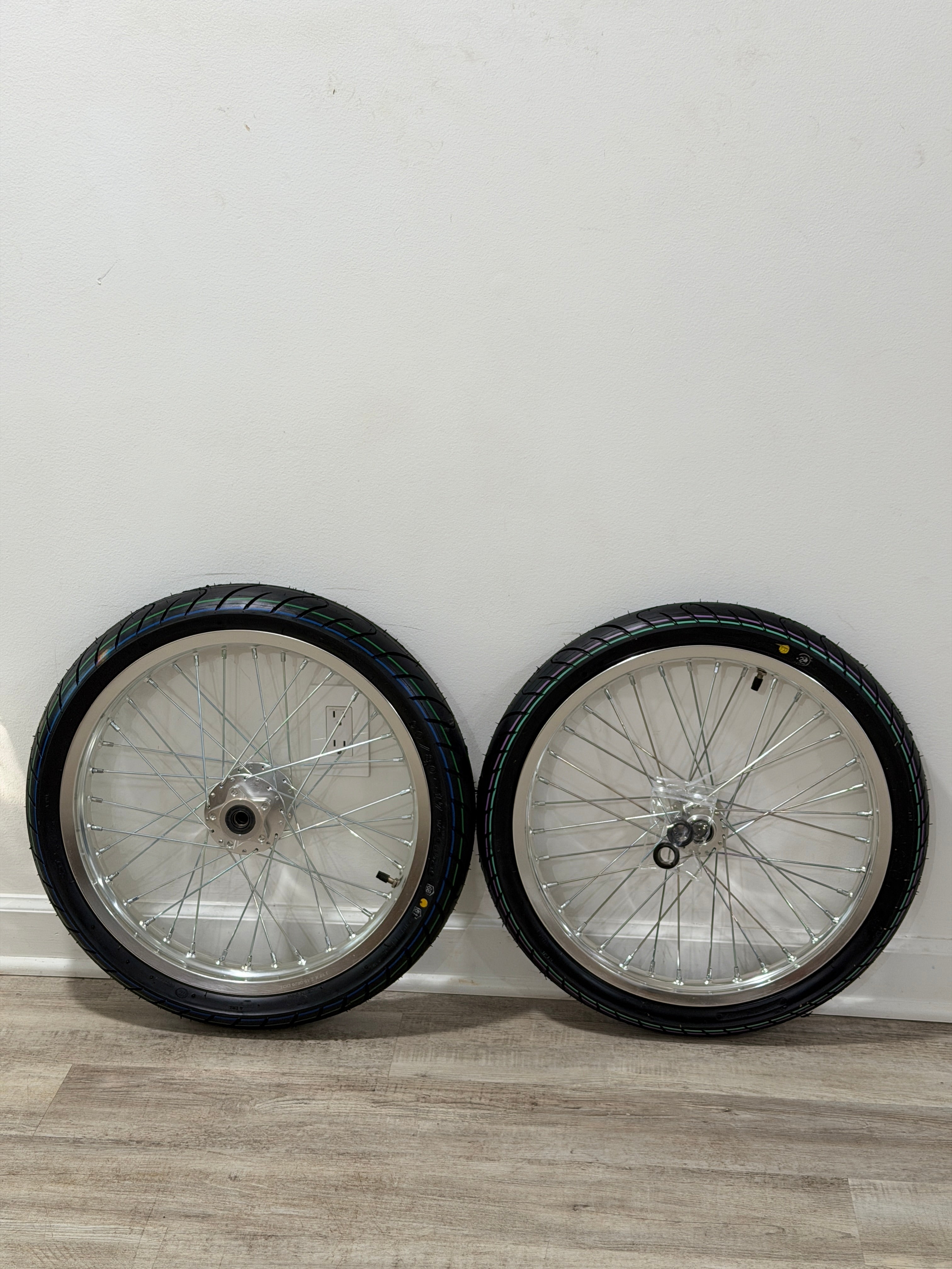 Chrome Talaria XXX/MX3/MX4 Supermoto Wheel Set