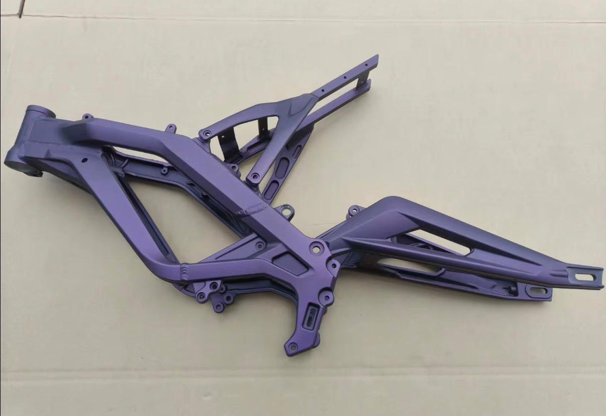 Satin Violet Powder Coated Frame