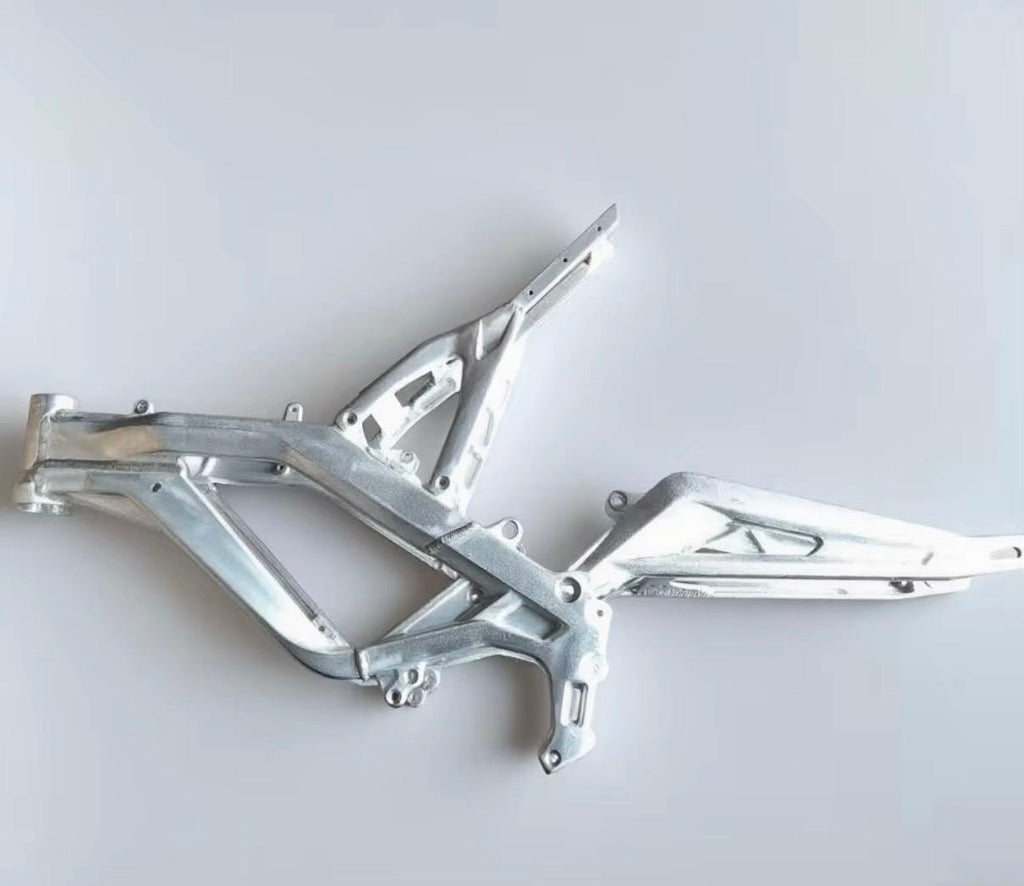Metallic Silver Powder Coated Frame
